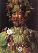 Giuseppe Arcimboldo Emperor Rudolf II as a Vertumnus oil painting